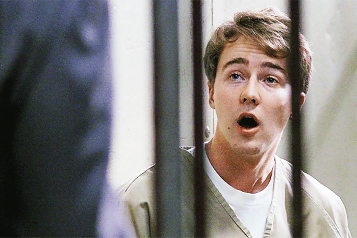 Edward Norton en Las Dos Caras de la Verdad (1996)
