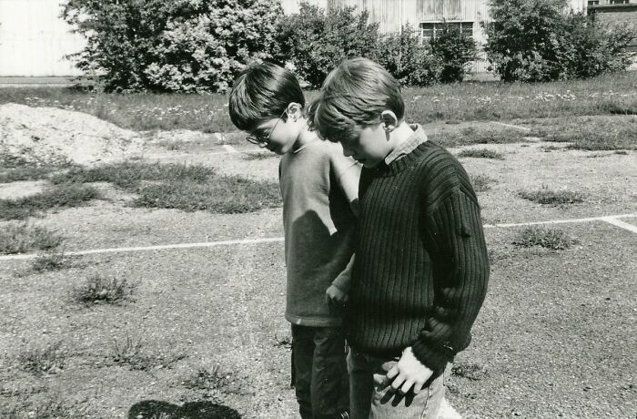 Esta es una rara foto del primer día que Daniel Radcliffe conoció a Rupert Grint