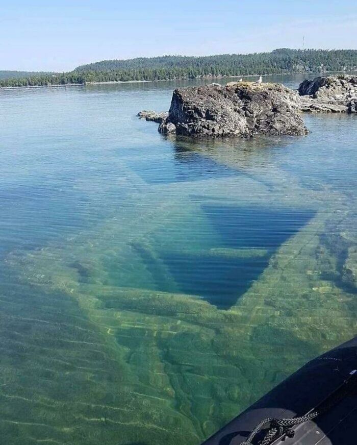 Pozos de minas de plata abandonados. Lago Superior Thunder Bay Ontario
