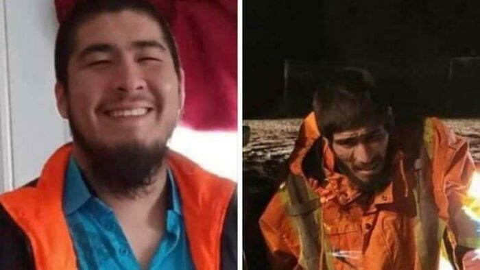 Antes y después de estar perdido en la naturaleza durante 33 días