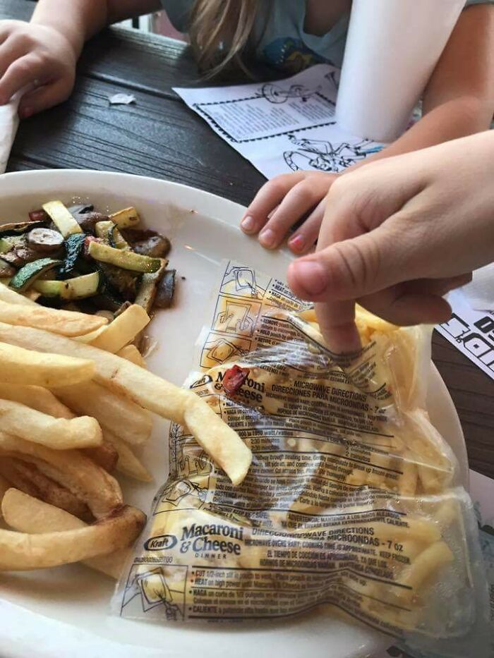 A mi hermana le sirvieron esto en un restaurante mexicano local