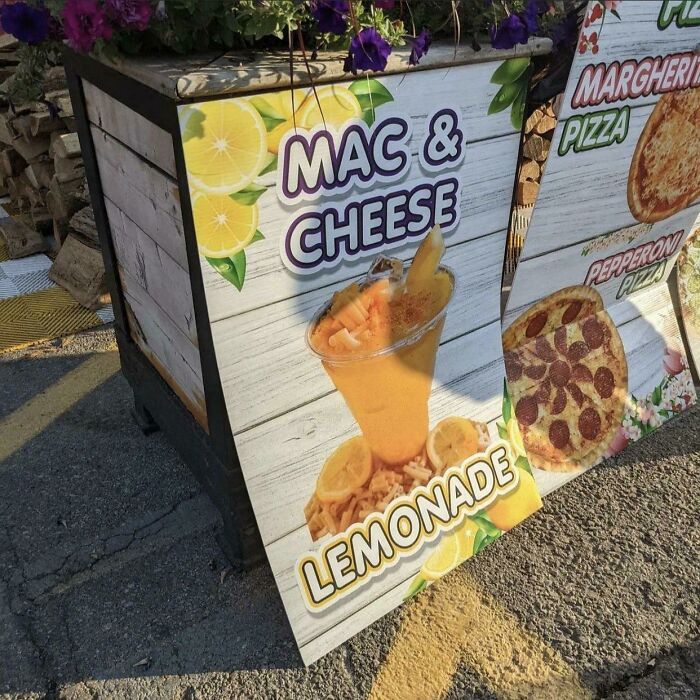 Limonada de macarrones con queso... repugnante