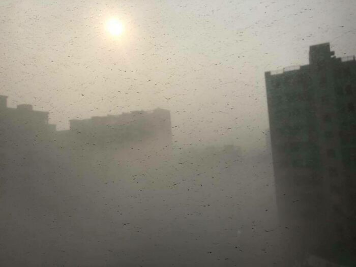 Vista desde mi hotel - Tangshan China, ¡el nacimiento de la industria china del carbón!