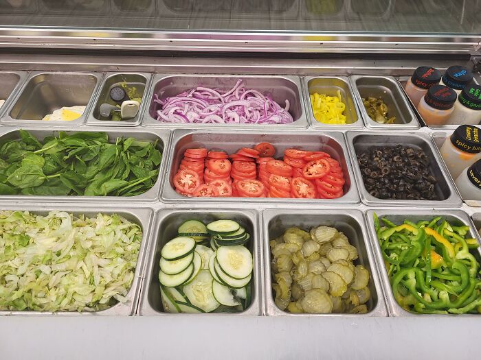 Mis vegetales por la mañana antes de que sean destruidos durante el almuerzo