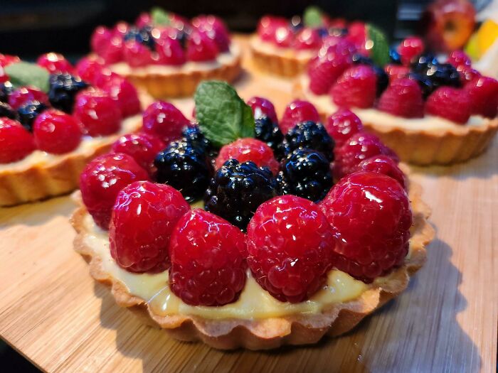 Tartaletas francesas de bayas que hice para mi prometido
