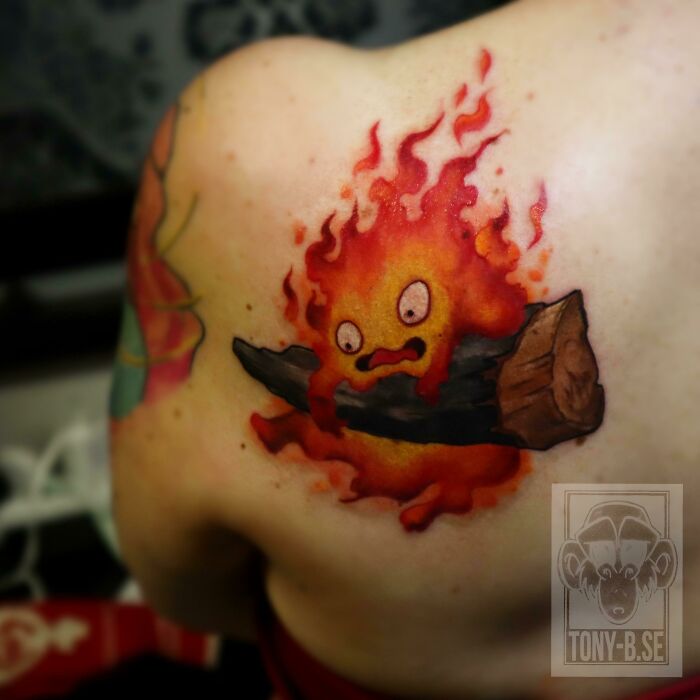 Hice este Calcifer el otro día. Es uno de mis personajes favoritos, así que estoy feliz por cómo quedó 
