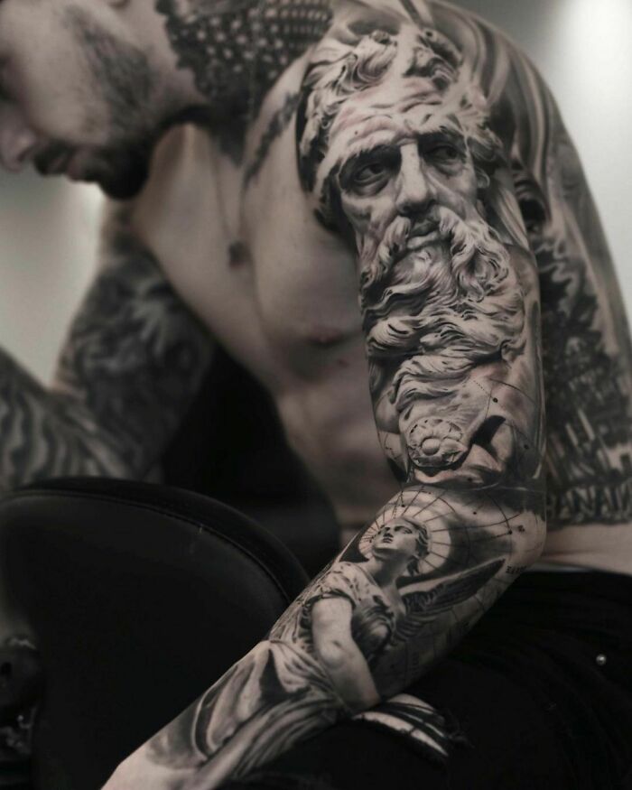 Tatuaje hecho por Avihoo Ben Gida de Tel Aviv, Israel 