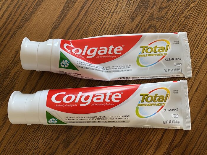 Colgate Total: mismo precio nueva tamaño