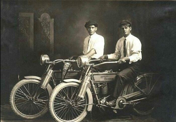 William Harley y Arthur Davidson, 1914