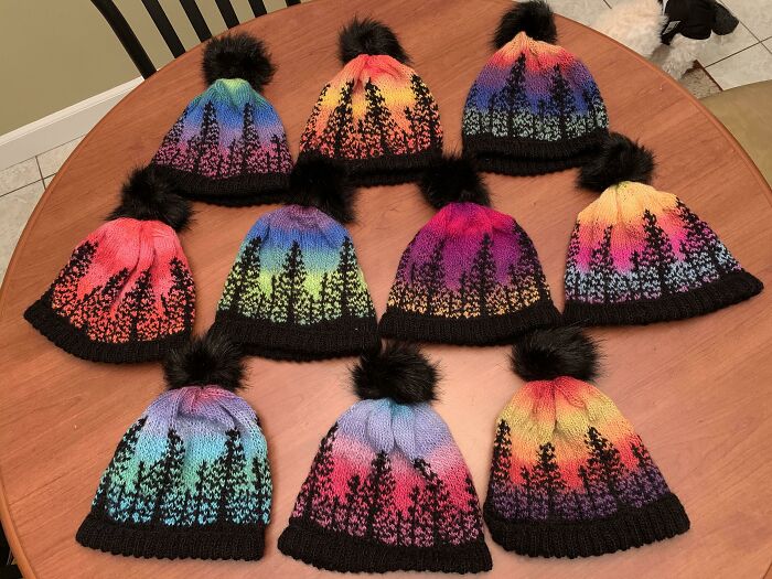 Gorros para el equipo de gimnasia al que entreno 