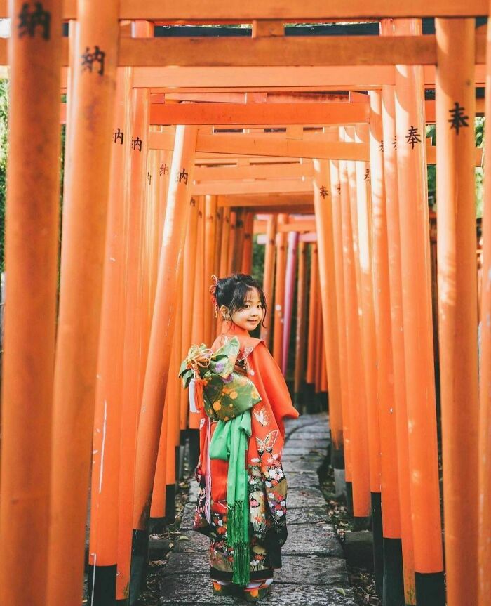 Un rito de iniciación tradicional japonés para niñas de 3 y 7 años y para niños de 5 y, a veces, 3 años, que es considerado un día festivo y se celebra el 15 de noviembre de todos los años