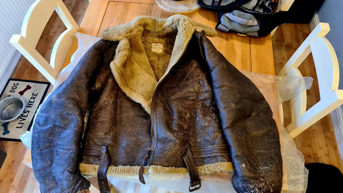 Chaqueta de píloto de la Segunda Guerra Mundial de mi abuelo