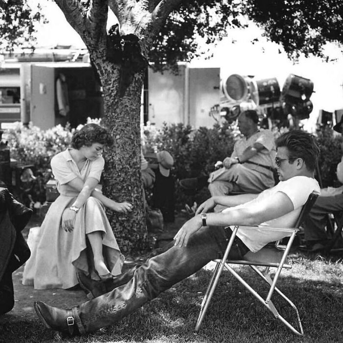 Entre bastidores de 'Rebelde sin causa', 1955