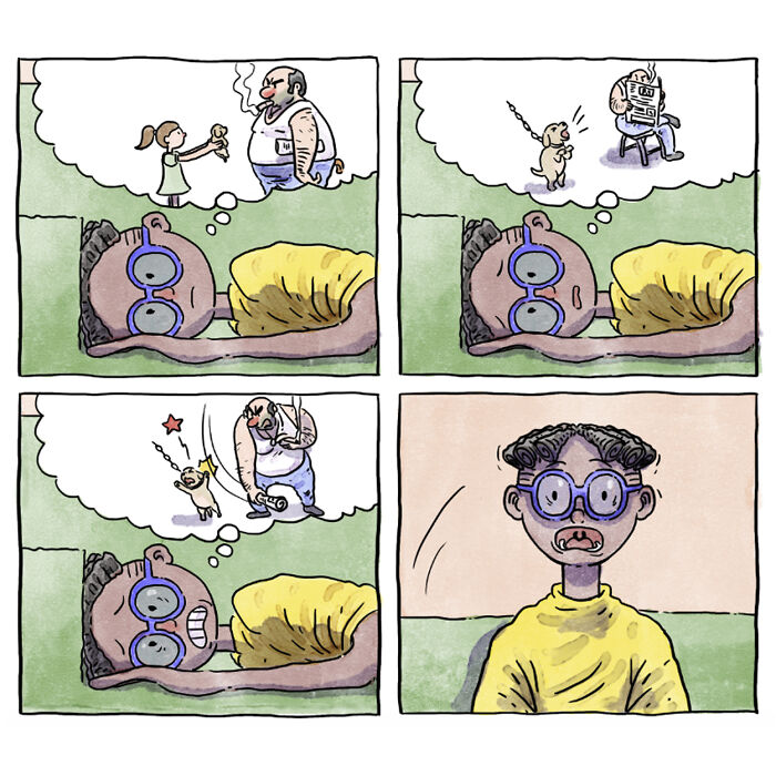 Este reconfortante cómic acerca de la vida con mascotas muestra que una imagen vale más que mil palabras