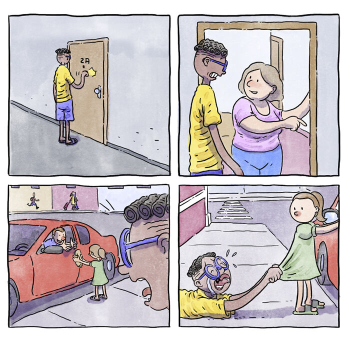 Este reconfortante cómic acerca de la vida con mascotas muestra que una imagen vale más que mil palabras