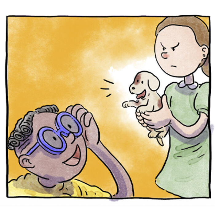 Este reconfortante cómic acerca de la vida con mascotas muestra que una imagen vale más que mil palabras