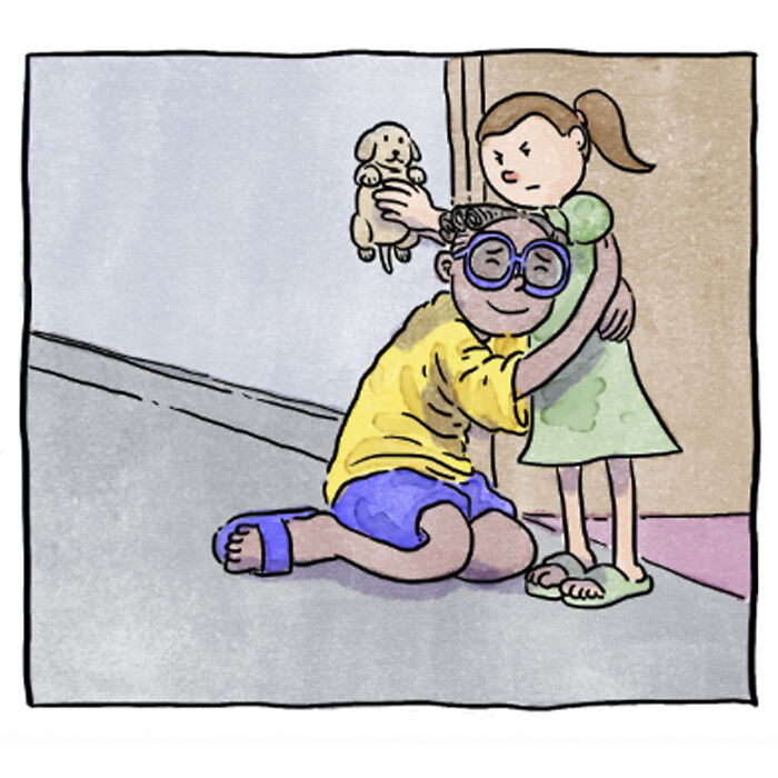 Este reconfortante cómic acerca de la vida con mascotas muestra que una imagen vale más que mil palabras