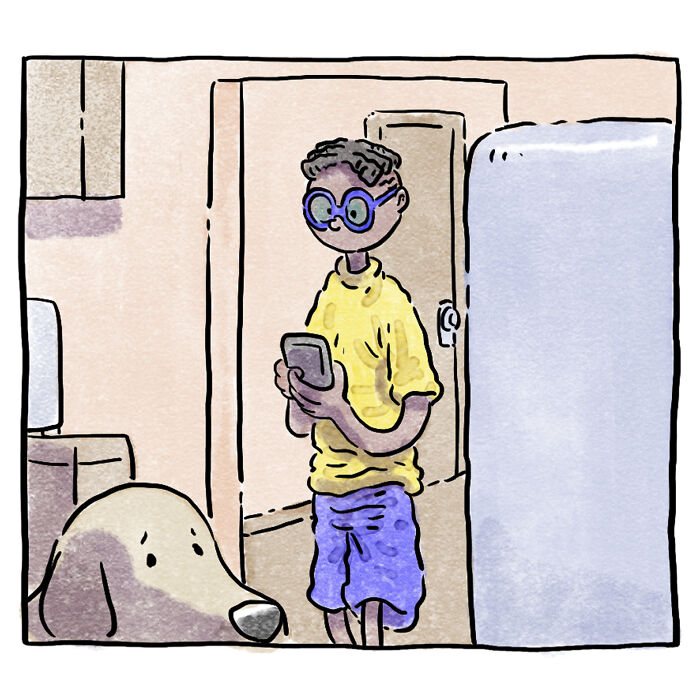 Este reconfortante cómic acerca de la vida con mascotas muestra que una imagen vale más que mil palabras