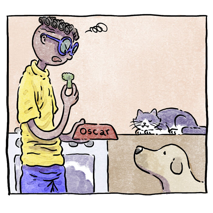 Este reconfortante cómic acerca de la vida con mascotas muestra que una imagen vale más que mil palabras