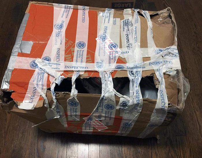 El resultado de las inspecciones rutinarias de maletas en el aeropuerto de San Diego