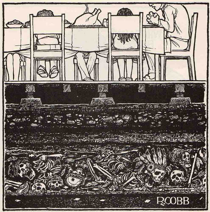 Ron Cobb, Acción de gracias en Estados Unidos, 1975