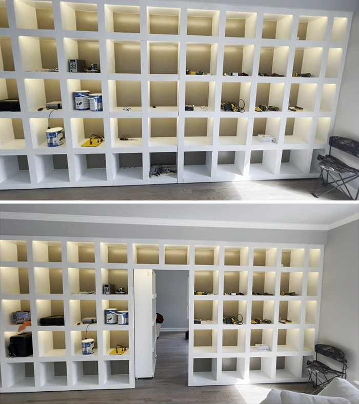 ¡Me encantaría tener esta puerta de estantería oculta!