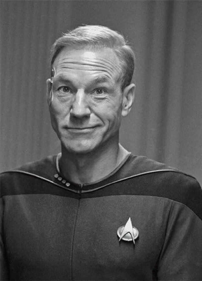 Patrick Stewart iba a llevar una peluca en Star Trek