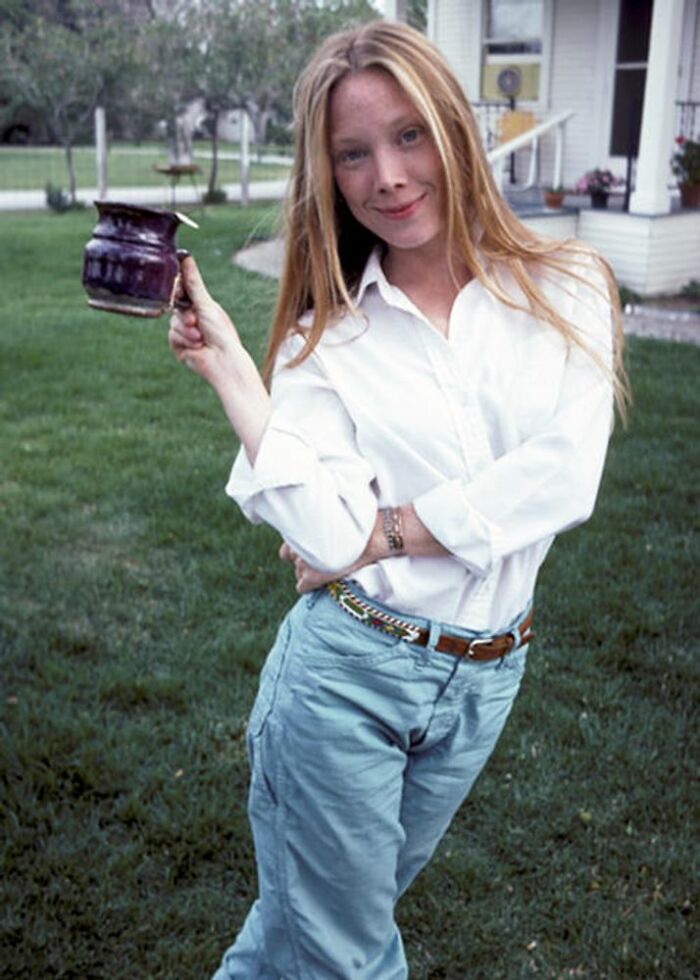 Sissy Spacek durante el rodaje de 'Carrie' (1976)