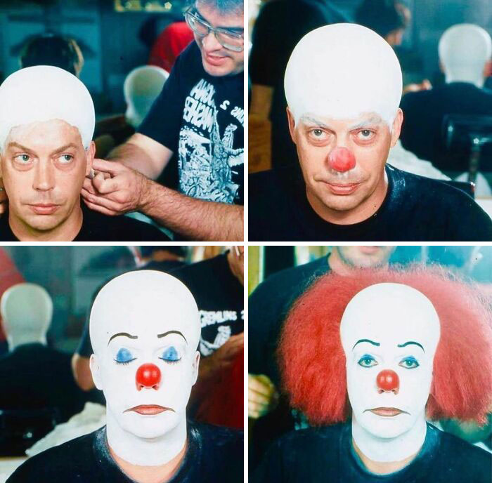 La transformación de Tim Curry en It