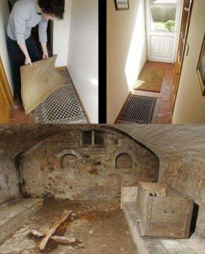 En 2010, una familia descubrió una capilla antigua escondida debajo de su hogar en Shropshire, Inglaterra