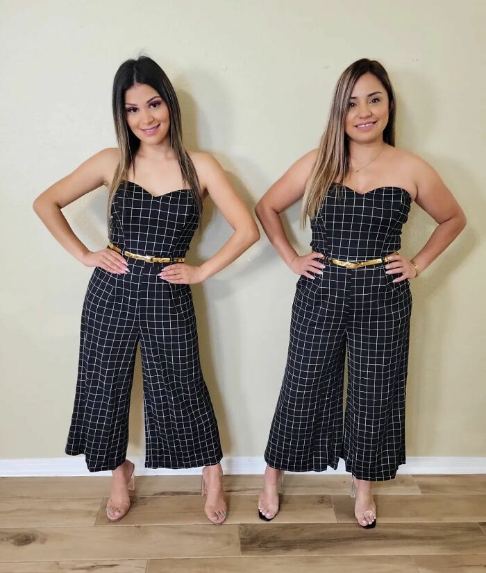 S, M And L: Three Women Try On The Same Outfit To Show How It Looks In Different Sizes