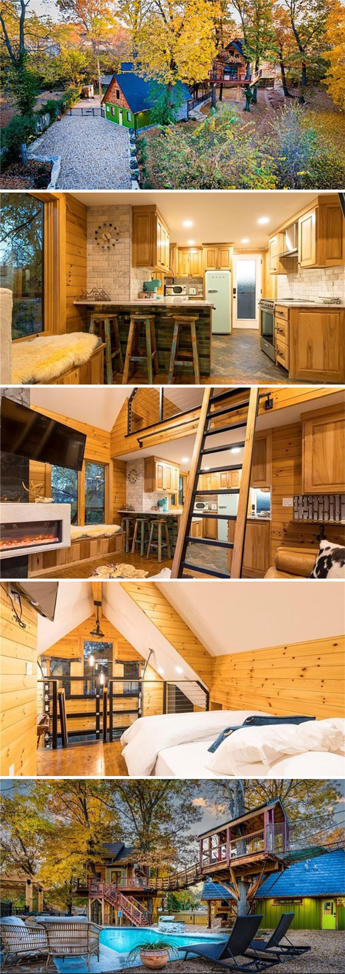 ¡Casa de árbol genial!