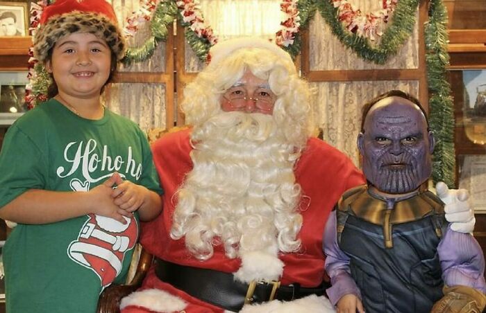 El encuentro con Santa Claus coincidió con la Comic-Con