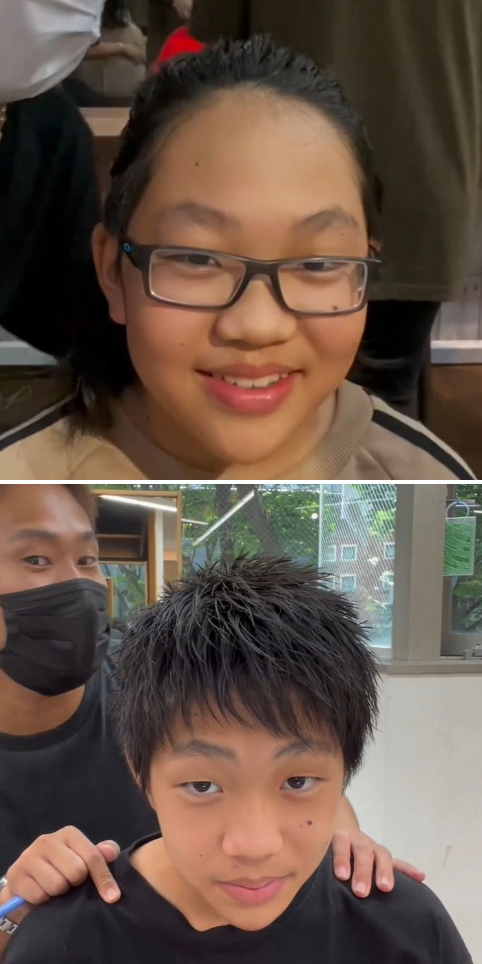 This Japanese Hairdresser Proves That Hairstyles Are Important By Giving People Makeovers (30 New Pics)