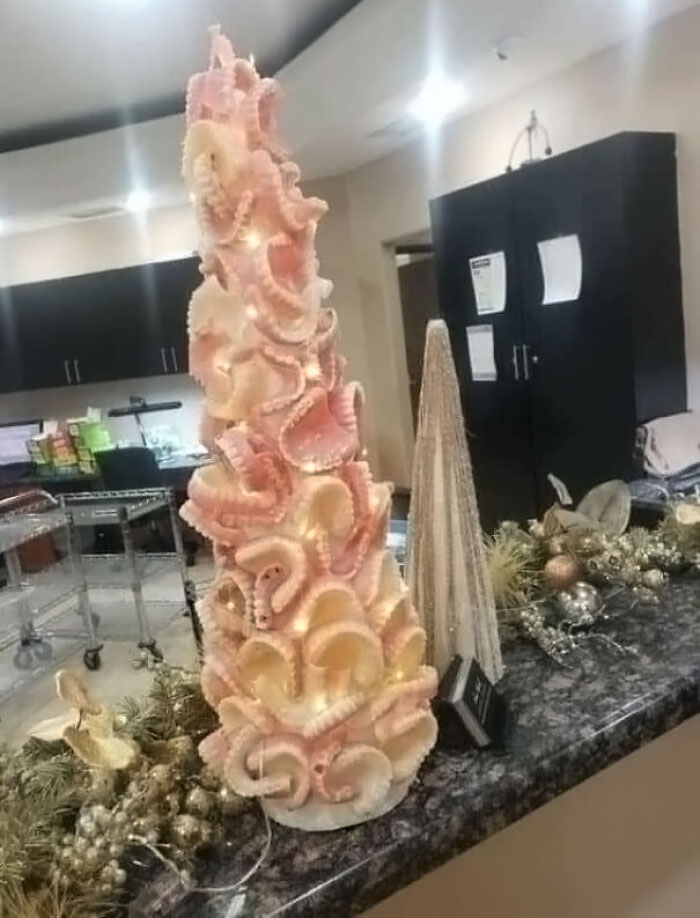 ¿Qué les parece este centro de mesa? Lo vi cuando fui al dentista 