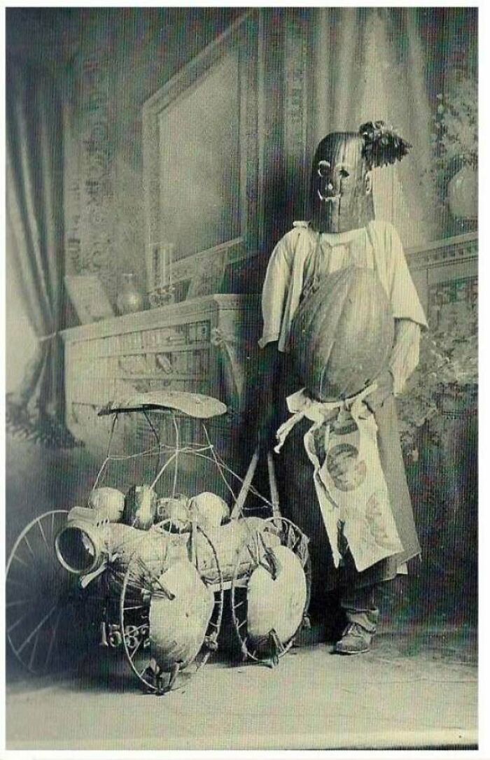 Vieja foto de Halloween