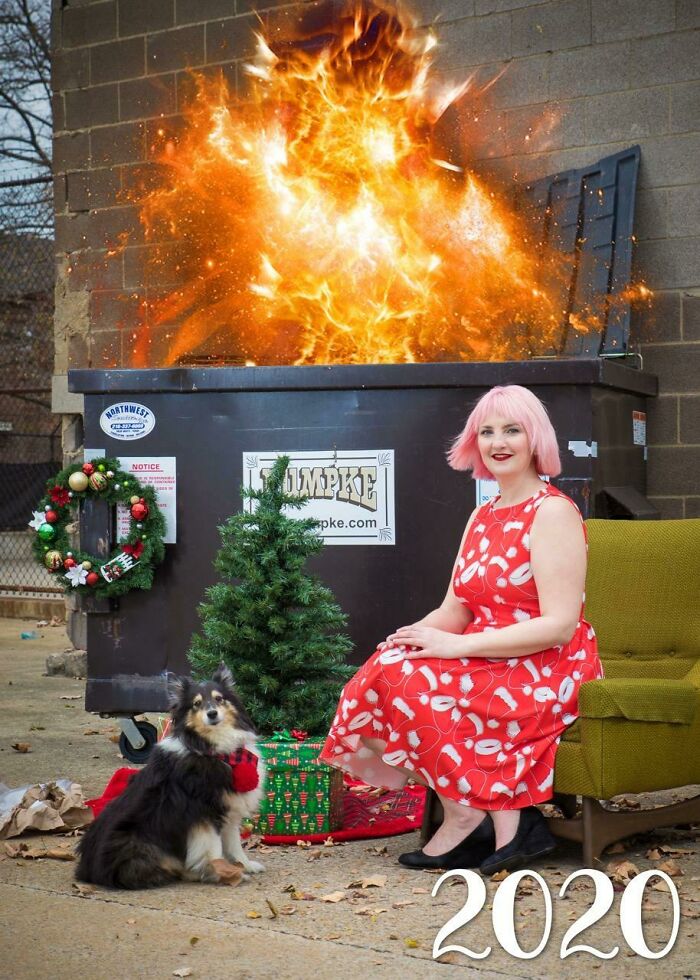 La fantástica tarjeta de Navidad de mi amiga