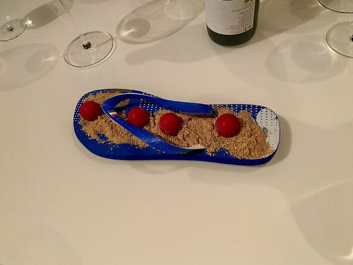Postre en un restaurante de 2 estrellas Michelin