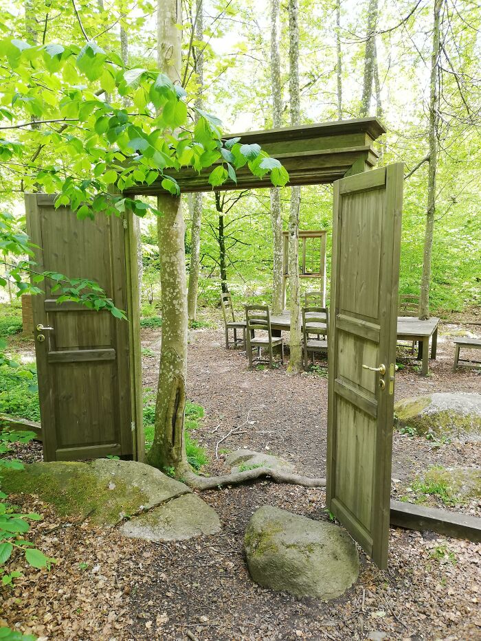Comedor en el bosque
