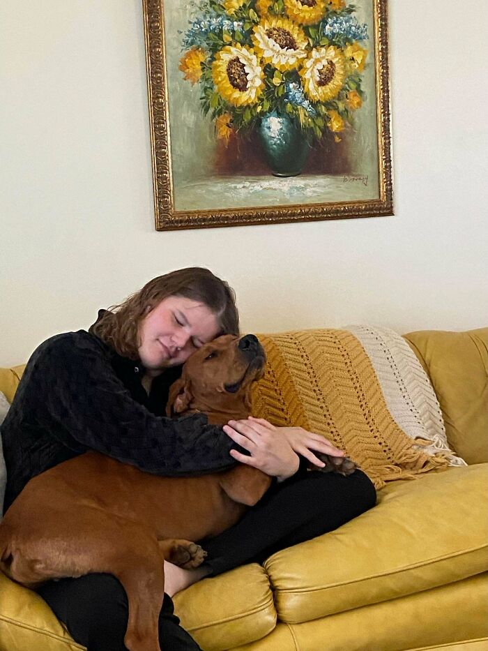 ¿Quién rescató a quién? Nunca en mi vida he conocido a una criatura más cariñosa que esta