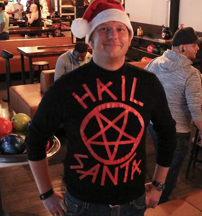 Hice mi propio jersey navideño para la fiesta de empresa