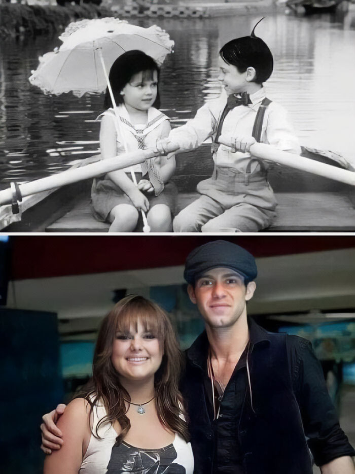 Darla y Alfalfa, 25 años después. 