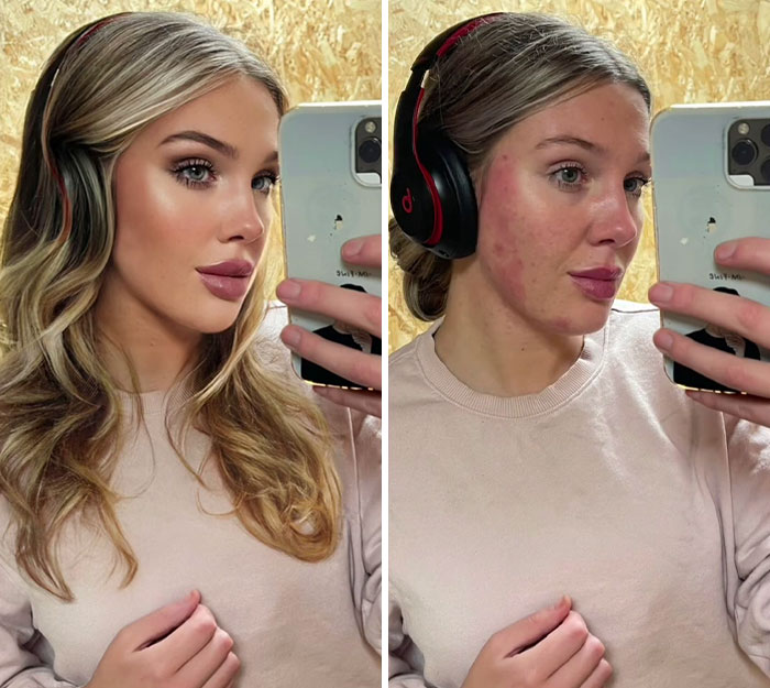 “Proof That Social Media Is Fake”: 35 Heavily-Edited Photos By This TikToker Showing Just How Fake Social Media Can Be (New Pics)