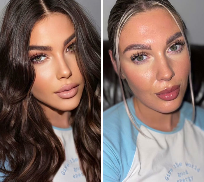 “Proof That Social Media Is Fake”: 35 Heavily-Edited Photos By This TikToker Showing Just How Fake Social Media Can Be (New Pics)
