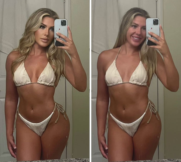“Proof That Social Media Is Fake”: 35 Heavily-Edited Photos By This TikToker Showing Just How Fake Social Media Can Be (New Pics)