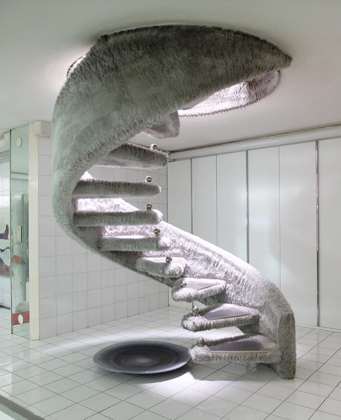 Vi esto en mi grupo de escaleras de la muerte. Creo que también debe estar aquí