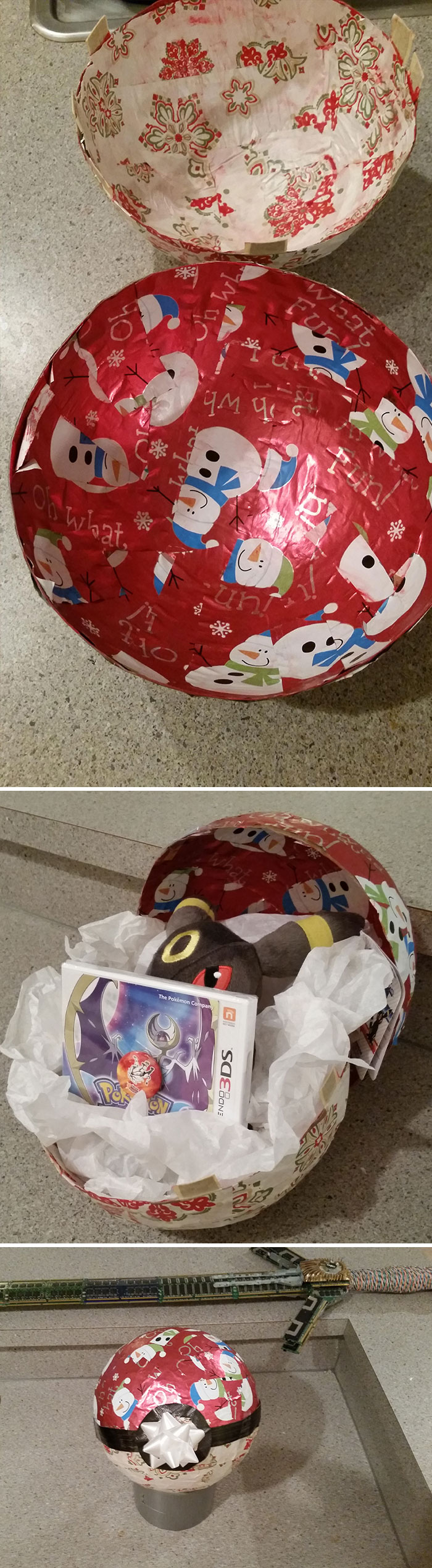 Envolviendo regalos para mi sobrina