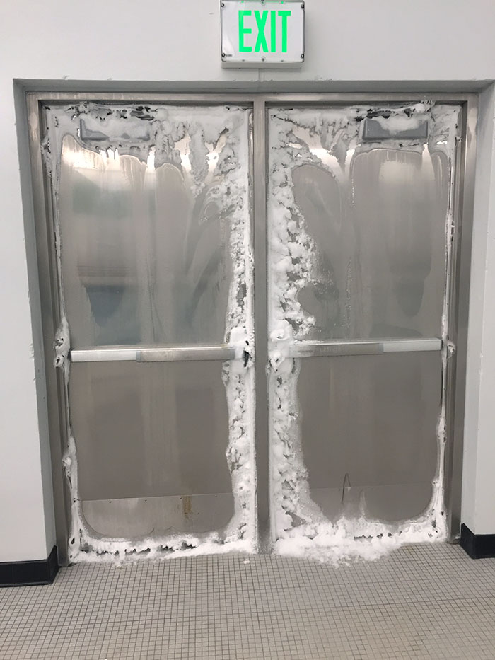 Cuando estas son las puertas interiores, sabes que estamos en el vórtice polar