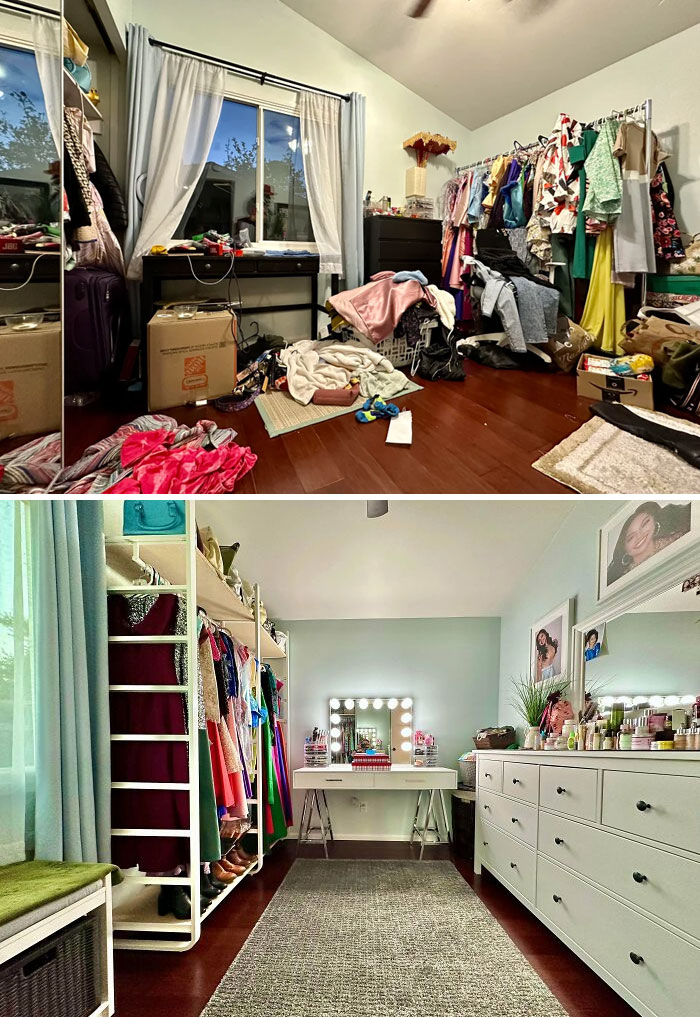Mi esposa tuvo que irse de viaje de negocios durante seis semanas y yo remodelé su habitación como sorpresa de Navidad. No tengo a nadie más con quien compartirlo hasta que vuelva