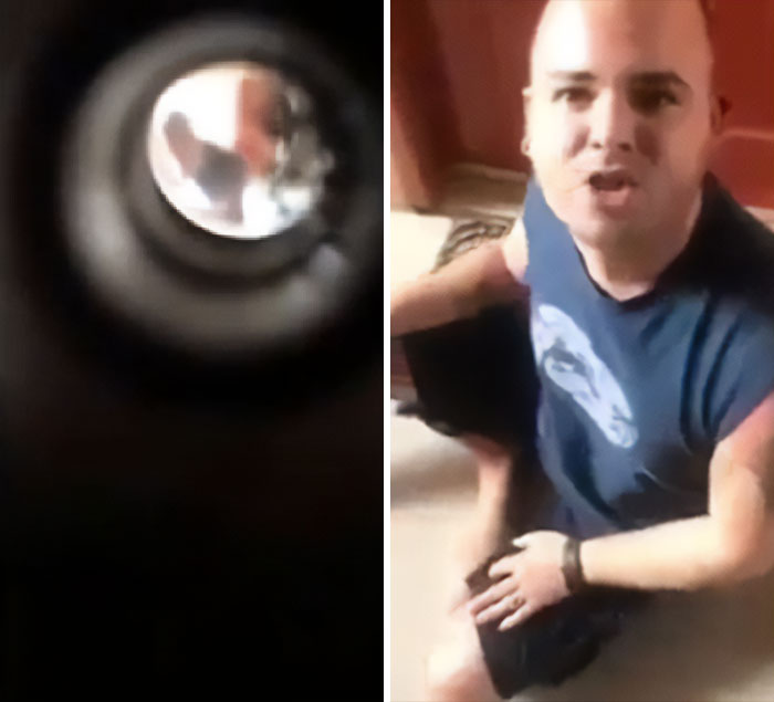 Un tipo es sorprendido intentando meterse a la casa de su vecino
